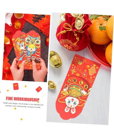 ABOOFAN 72 Pcs 2023 Year of The Rabbit Red Packets Red Envelope Chinese Traditional Red Packets Lunar Rabbit Year Decor Chinese New Year 2023 Wedding Gift Spring Festival Bag Paper Cartoon - Buy Online on GoSupps.com
