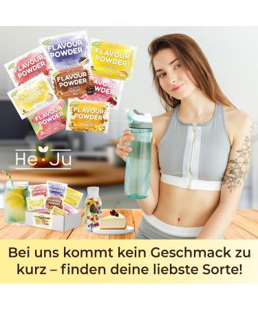 HE-JU Taste Powder Rehearsals Set - 8x30g | Versatile Flavor Varieties & Sweeteners for Food & Drinks | International Shipping - Buy Online on GoSupps.com