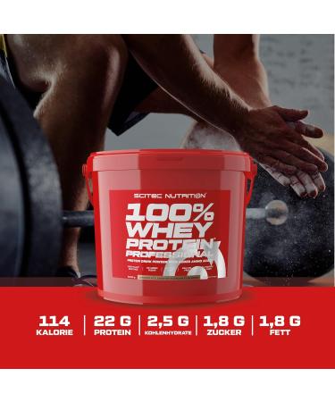 Scitec Nutrition 100% Whey Protein Professional - Vanilla Very Berry 5kg | High-Quality Protein for Muscle Growth & Recovery - Buy Online on GoSupps.com