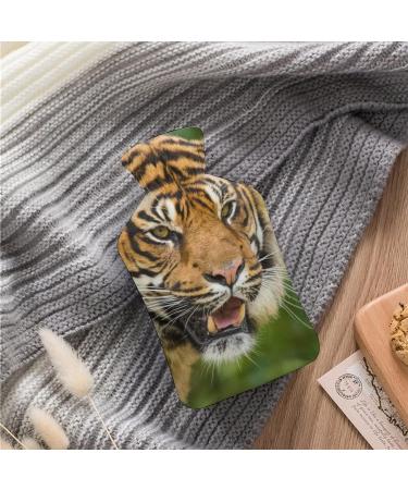 Tiger Hot Water Bottle with Plush Cover - Hand Warmer for Adults & Kids | 26.5x15.3cm - International Shipping Available - Buy Online on GoSupps.com