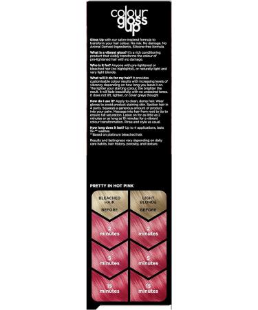 Clairol Colour Gloss Up Conditioner - Pretty In Hot Pink 130ml - Buy Online on GoSupps.com