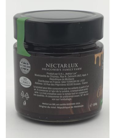 ChocoLina Miel Cr meux au Cacao & Noisettes | Gourmandise Artisanale 300g | Miel des Fleurs 85% Cacao 5% Noisettes 10% | Recette Naturelle d Apiculteurs Moldaves - Buy Online on GoSupps.com