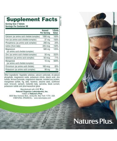 Nature's Plus Ultra-Mins Multiple Mineral - Whole Food Formula, 180 Tablets - Buy Online on GoSupps.com
