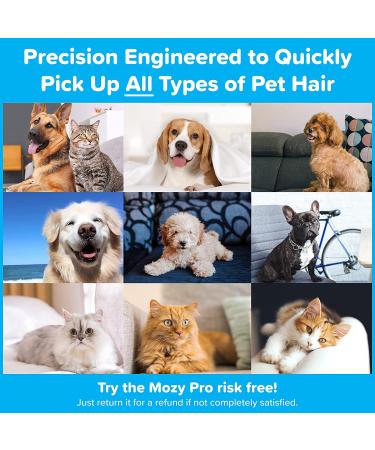 Mozy Pro Pet Hair Remover for Couches | Upgraded 2022 Model | Removes Dog & Cat Hair | Premium White - Buy Online on GoSupps.com