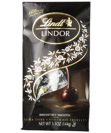 Lindt LINDOR 60% Extra Dark Chocolate Truffles, 5.1 Ounce (Pack of 6) 60% Extra Dark 5.1 Ounce (Pack of 6)