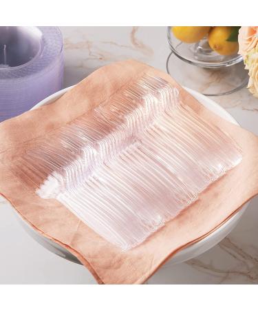 300 Pack Clear Heavy Duty Plastic Forks - Disposable Fancy Cutlery Silverware Bulk - Buy Online on GoSupps.com