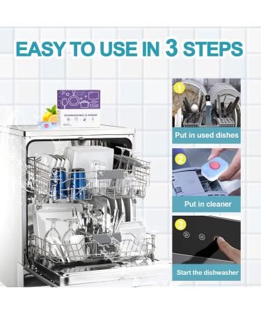 Efficient Dishwasher Cleaner & Deodorizer Tablets - International Shipping Available - Buy Online on GoSupps.com