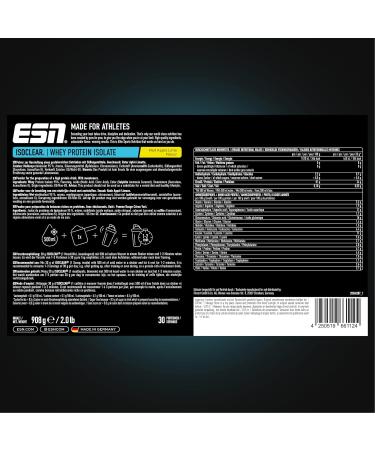 Buy ESN Isoclear Whey Isolate Protein Powder - Red Apple Lime Flavour 908g | Delicious Clear Whey High Quality Made in Germany - International Shipping Available - Buy Online on GoSupps.com
