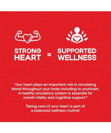 HerbaMe Heart Support and Blood Flow Supplement, 120 Capsules, Supports Cardiovascular Health, Healthy Cholesterol, Triglyceride, Homocysteine, CRP Levels | Boost Naturally Circulatory Function - Buy Online on GoSupps.com
