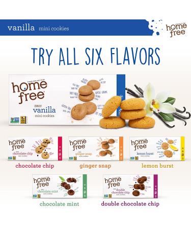Homefree Mini Vanilla Cookies - Gluten Free, Nut Free, Vegan, 5 oz. Box (Pack of 1) - Buy Online on GoSupps.com