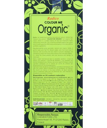 Radico Color Me Organic Soft Black Hair Color 100g - Natural Herbs, Long Lasting Formula - Buy Online on GoSupps.com