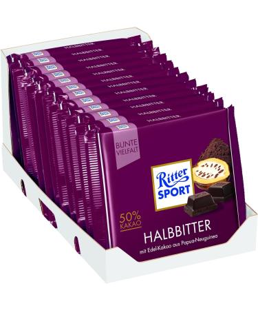  Ritter Sport Ritter Sport Set of 12 packs of 100 g - Buy Online on GoSupps.com
