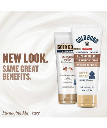 Gold Bond Ultimate Eczema Relief Cream with 2% Colloidal Oatmeal - 8 oz - Buy Online on GoSupps.com