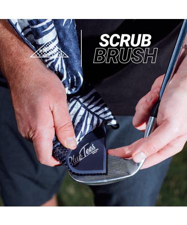 Blue Tees Golf 4-in-1 Magnetic & Clip Bag Towel 18x18 - Black - Buy Online on GoSupps.com