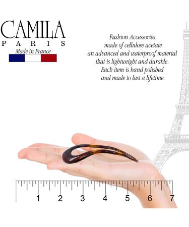 Camila Paris CP2639 French Twist Stick Clip Pins - Tortoise Shell Hair Fork for Women - Made in France - Buy Online on GoSupps.com