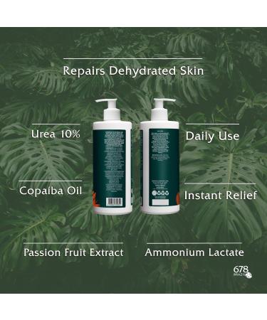 678Brazil Extra Dry Skin Moisturizing Lotion - Deep Hydration - Repairs Dehydrated Skin Daily Use Moisturizer - Copaiba & Passion Fruit - 16.91 Fl Oz - Buy Online on GoSupps.com