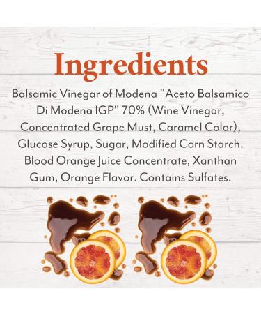 Roland Foods Blood Orange Balsamic Vinegar Glaze 12.9 oz - Imported Specialty Food - Buy Online on GoSupps.com