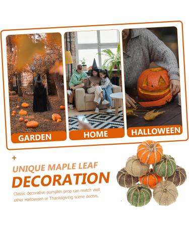 ABOOFAN 8pcs Decor Pumpkin Prop Pumpkin Ornament Small Pumpkins Pumpkin Model Thanksgiving Centerpiece Thanksgiving Ornament Artificial Pumpkins Fake Pumpkin Halloween Foam - Buy Online on GoSupps.com