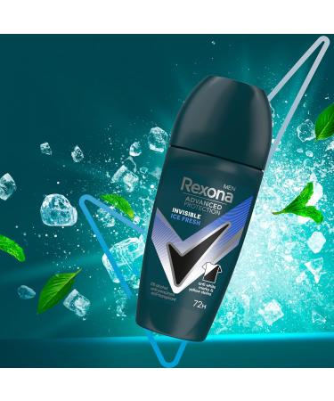  Rexona Rexona Men Advanced Protection Invisible Ice 72-Hour Roll-On Antiperspirant Deodorant with Body Heat Activated Technology 50 ml - Buy Online on GoSupps.com