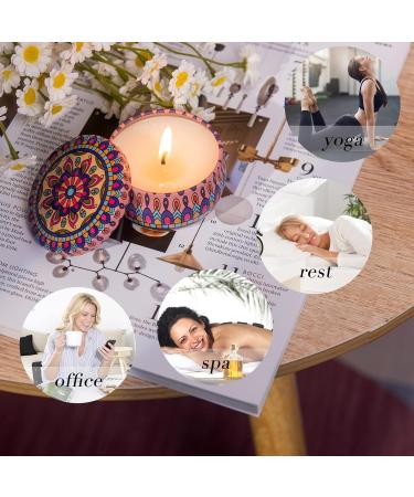 Aromatherapy Gift Set - 6-Pack Fragrance Candles with Rose Lavender Vanilla & More | Natural Soy Wax | Relaxing Stress Relief & Travel Gifts for Women - Buy Online on GoSupps.com