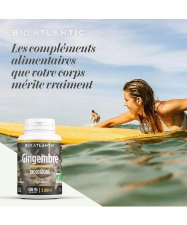 Organic Ginger - 400 mg - 200 tablets - Buy Online on GoSupps.com