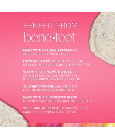Benefeet Scrub-A-Dub Cooling Foot Scrub - Exfoliates and Refreshes Dry Skin - 4 oz (1 Pack) - Buy Online on GoSupps.com
