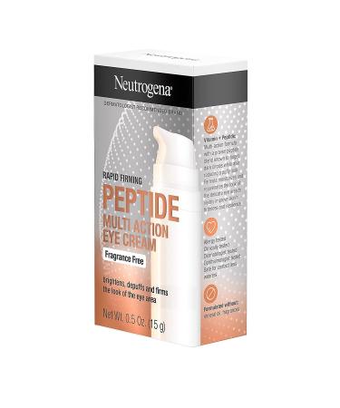 Neutrogena Peptide Multi Action Eye Cream 0.5 oz | Anti-Aging & Hydration - Buy Online on GoSupps.com