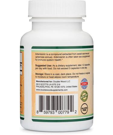 Double Wood Supplements Artemisinin 200 mg - 120 Capsules | Premium Herbal Supplement - Buy Online on GoSupps.com