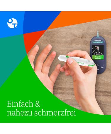 Onetouch Ultra Plus Reflect Blood Sugar Meter | Diabetes Test Kit with 10 Test Strips Stech Aid & Lancets | Accurate MMOL/L Measurement - Buy Online on GoSupps.com