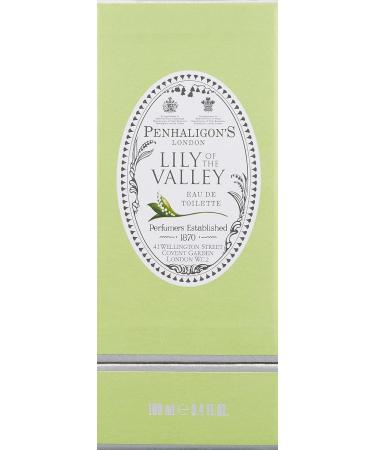 Penhaligon's Lily of the Valley Eau de Toilette 3.4 fl. oz. Floral Lemon Sandalwood 3.38 Fl Oz (Pack of 1) - Buy Online on GoSupps.com
