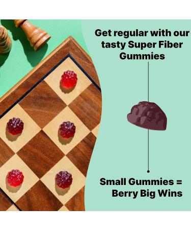 Poop Like a Champion Prebiotic Fiber Gummies - 6g High Fiber Snacks for Adults & Kids - Vegan, 90 Pectin Gummies - Digestive Health & Regularity Support - 7oz Resealable Bag - Buy Online on GoSupps.com