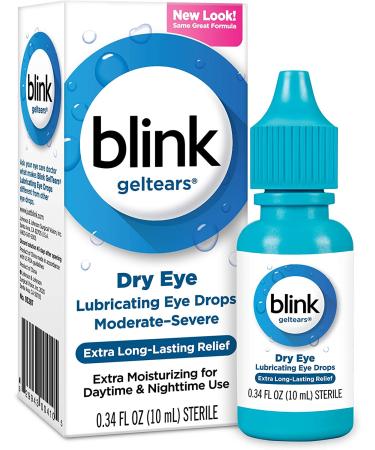 Blink Gel Tears Lubricating Eye Drops 10mL - Pack of 3 | 0.34 Fl Oz - Long Lasting Relief - Buy Online on GoSupps.com
