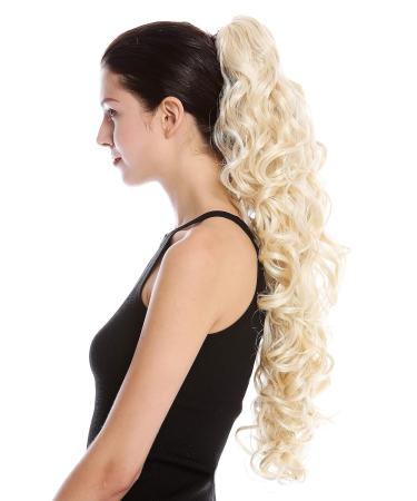 Buy WIG ME UP N1095-V-613 Platinum Blonde Braid Ponytail - 65 cm Curly Hairpiece for Volume & Style | International Shipping Available - Buy Online on GoSupps.com