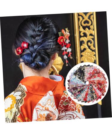 NUOBESTY 30 Sheets Plain Floral Cloth Set Floral Printed Cloth Diy Cotton Fabrics Household Products Bronzing - Buy Online on GoSupps.com