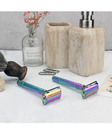 Weishi Rainbow Color Butterfly Open Safety Razor - Double Edge Elegant Design - Buy Online on GoSupps.com