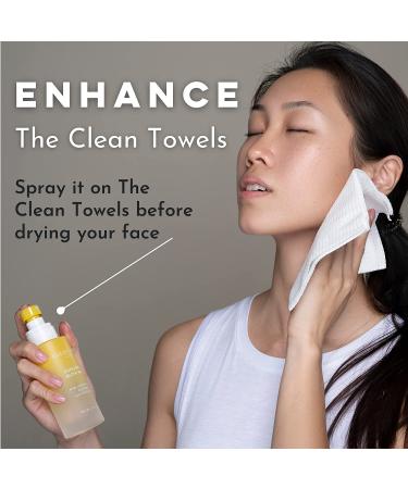 Clean Skin Club Pineapple Glow Mist with Hyaluronic Acid, Peptides, Papaya & Coconut Extracts - Hydrating Face Spray | Vegan & Cruelty Free - Buy Online on GoSupps.com