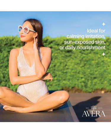 LYDHoldings LLC Avera Organic Aloe Vera Gel for Face & Body 96% Pure Aloe Gel Ideal for Skin Scalp & Hair Hydration Calming Moisturizer for Soothing After Sun Care 7.05oz - Buy Online on GoSupps.com