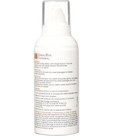Himalayan Chandra Hypertonic Neti Spray for Adults - 4.2 oz | Sinus Relief & Nasal Cleansing - Buy Online on GoSupps.com
