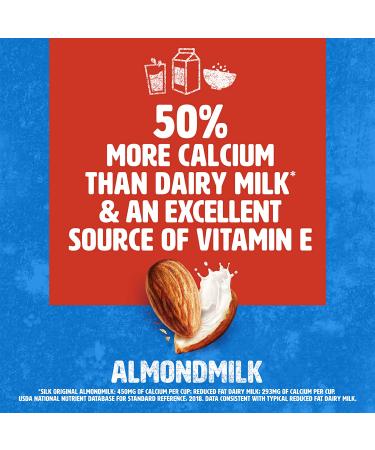 Silk Pure Almond Milk Original, 32 Fl Oz - Pack of 6 | Dairy-Free & Nutritious - Buy Online on GoSupps.com
