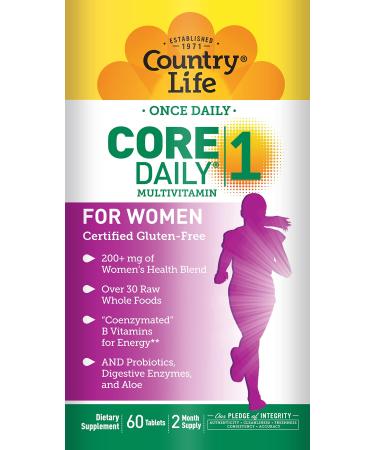 Country Life Core Daily-1 Multivitamin for Women 60 Tablets
