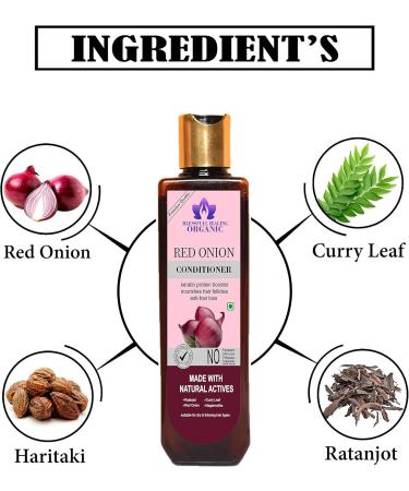 Blessfull Healing Organic Red Onion Natural Hair Conditioner 100 ml (Packing May Vary) 100 ml (Pack of 1) - Buy Online on GoSupps.com