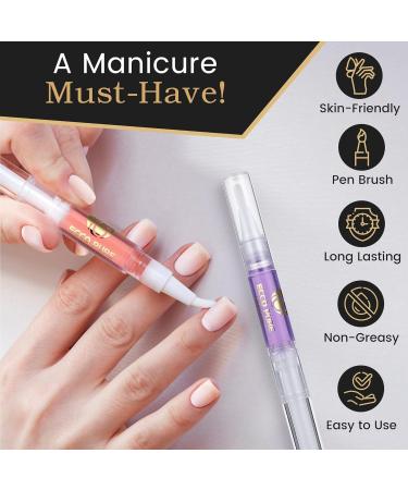 4-Pack Liquid Cuticle Protector Pen | Nail Strengthener & Moisturizer | Nail Art Accessories CZN-0201 - International Shipping Available - Buy Online on GoSupps.com