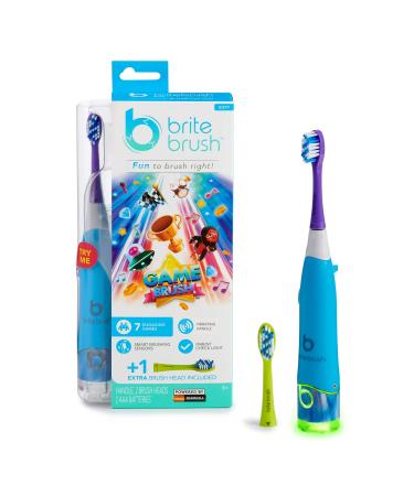 BriteBrush - GameBrush - The Interactive Smart Kids Toothbrush, 1 Count
