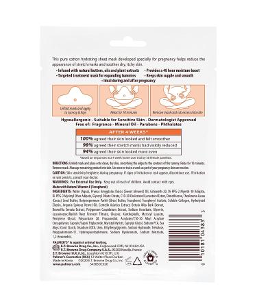 Palmer's Cocoa Butter Tummy Mask for Stretch Marks | Single Use (1.1 fl oz) - Buy Online on GoSupps.com
