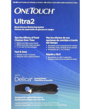 One Touch Ultra2 System Kit 1 - Fast, Accurate Blood Glucose Monitoring - Buy Online on GoSupps.com