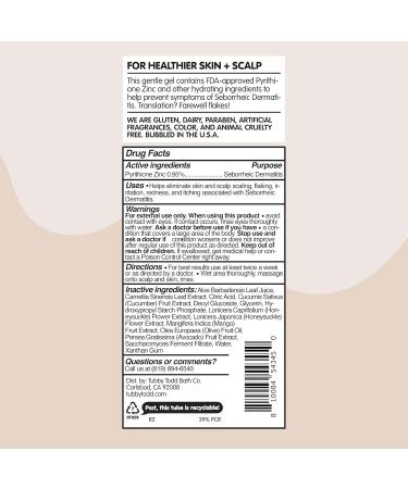 Tubby Todd Baby Cradle Cap Solution | Bye-Bye Cradle Cap Kit - Gel Shampoo Lotion & Brush - Fragrance-Free for Sensitive Skin - Buy Online on GoSupps.com
