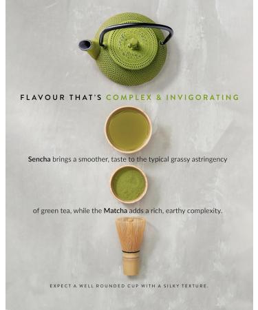 Tega Organic Sencha Green Tea With Japanese Matcha | Green Tea in Eco-Friendly Tea Bags Fairtrade Carbon Neutral Zero Sugar Medium Caffeine 20 Individually Wrapped Tea Bags (Pack of 3) Sencha Green Tea With Japanese Matcha 20 Count (Pack of 3) - Buy Online on GoSupps.com