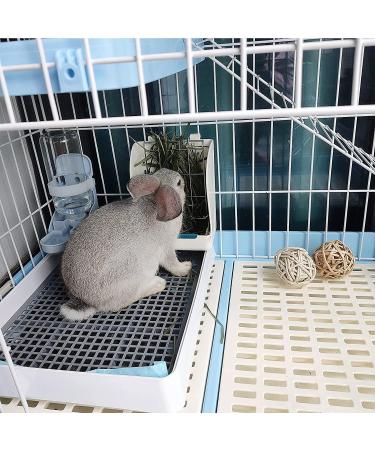 PODOO Rabbit Large Litter Box | Guinea Pig Training Pan Cage with Toilet Tray | Ideal for Rats, Hamsters, Ferrets, Bunnies | Small and Medium Animals - Buy Online on GoSupps.com