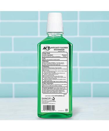 ACT Total Care Zero Alcohol Anticavity Fluoride Mouthwash 18 fl. oz. & ACT Whitening + Anticavity Fluoride Mouthwash 16.9 fl. oz. Bundle - Buy Online on GoSupps.com