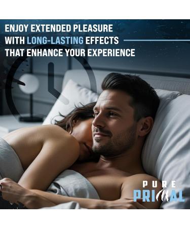 Pure Primal Delay Cream for Men Benzocaine Topical to Stay Hard & Last Longer in Bed Retardantes para Caballeros Fast Absorbing Non Greasy Made in USA - Buy Online on GoSupps.com